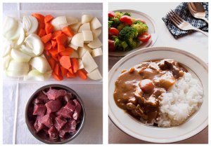 Japanese beef curry.