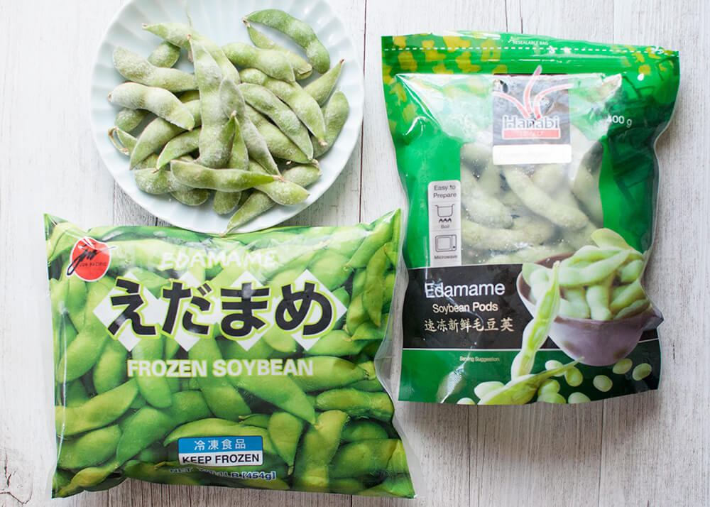 Frozen edamame is sold at super markets and Asina/Japanese grocery stores.