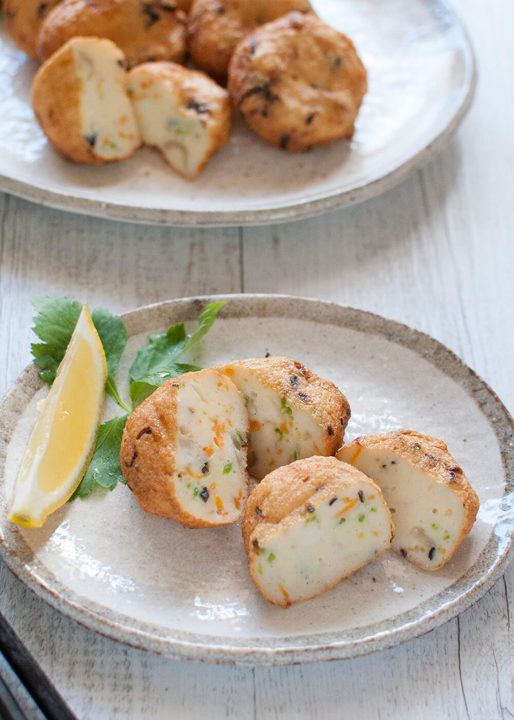 Satsuma-age (deep-fried fish cakes) 