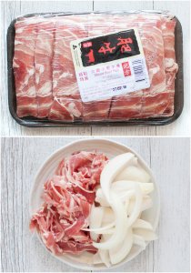 Japanese Beef bowl (Gyū-don) is a popular one-bowl dish that consists of a bowl of rice topped with thinly sliced beef and onions simmered in sweet soy-flavoured sauce. It is so quick to make, tasty and filling – a perfect mid-week family meal.