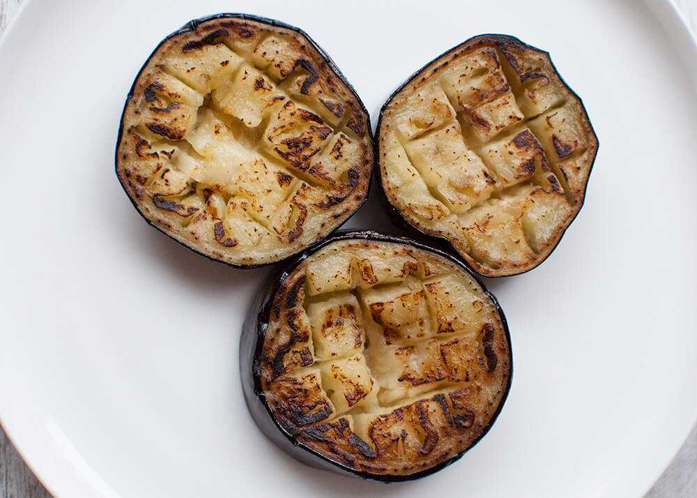 an-fried eggplant topped with sweet miso sauce, Miso Grazed Eggplant (Nasu Dengaku) is a very simple side dish or appetiser. Sweet miso goes so well with eggplant, which melts in your mouth. 
