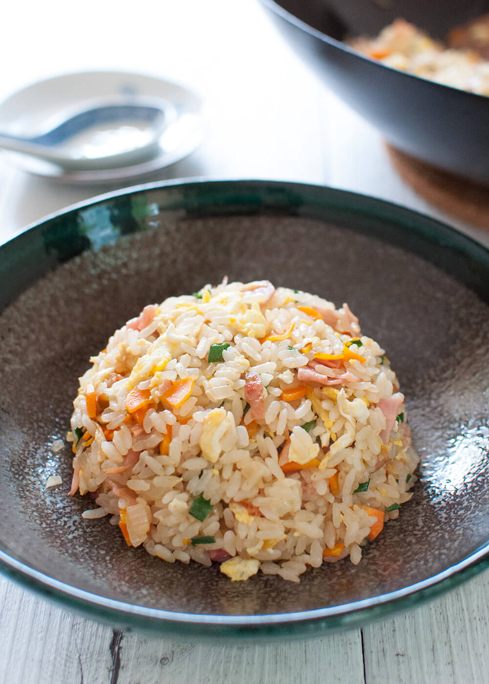 Japanese Fried Rice Ch han with Instant Seasoning