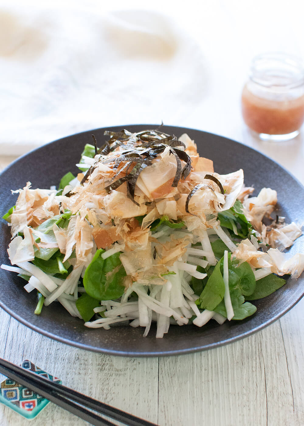 Daikon Salad with Pickled Plum Dressing - RecipeTin Japan