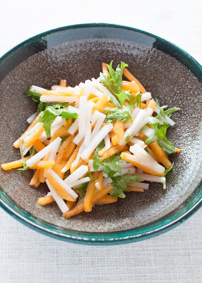 Persimmon Daikon Salad | RecipeTin Japan