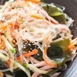 Zoomed-in photo of Japanese Vermicelli Salad.