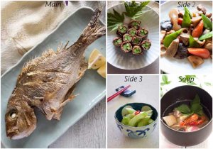 Meal idea with Grilled Whole Snapper