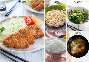 Menu idea with Japanese Pasta Salad.