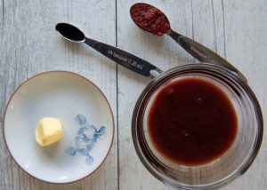 Ingredients for the sauce to make Spaghetti Napolitan.