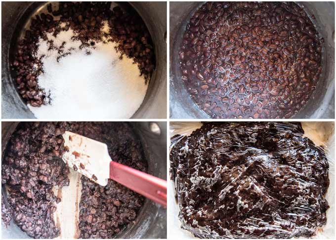 Step-by-step photo of how to make Anko.