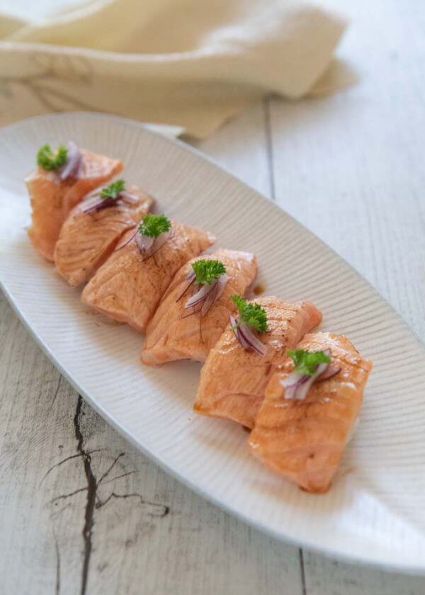 Seared Salmon Nigiri (Aburi Salmon) RecipeTin Japan