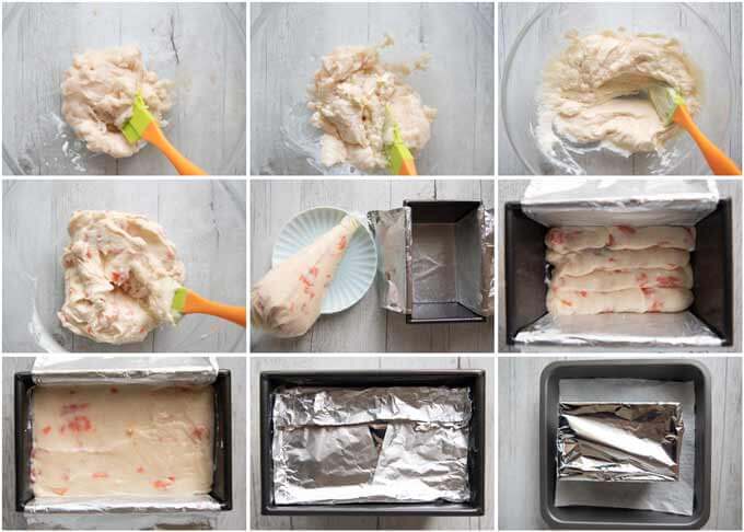 Step-by-step photo of making Scallop Terrine.