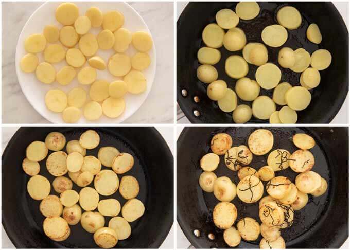 Step-by-step photo of how to make Sautéed Potato with Shio Konbu.