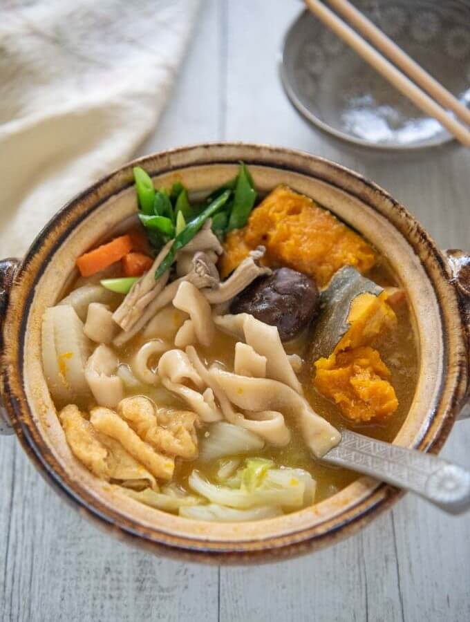 Hōtō Noodle Soup (Hōtō Nabe) - RecipeTin Japan
