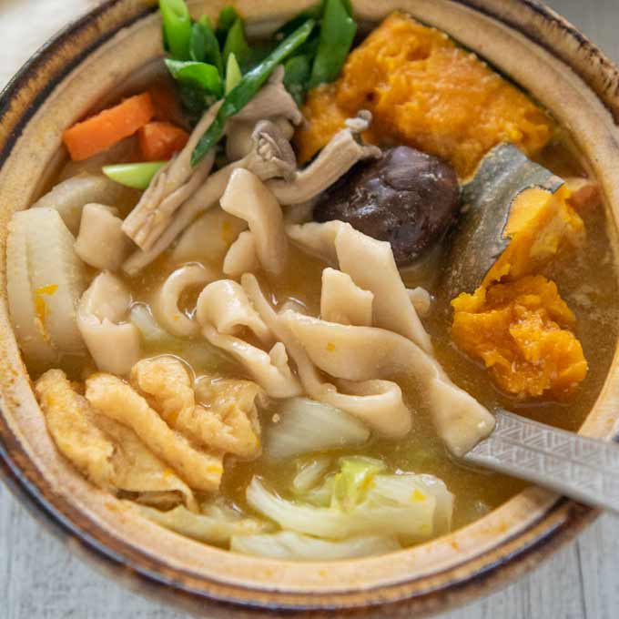 Hōtō Noodle Soup (Hōtō Nabe) - RecipeTin Japan