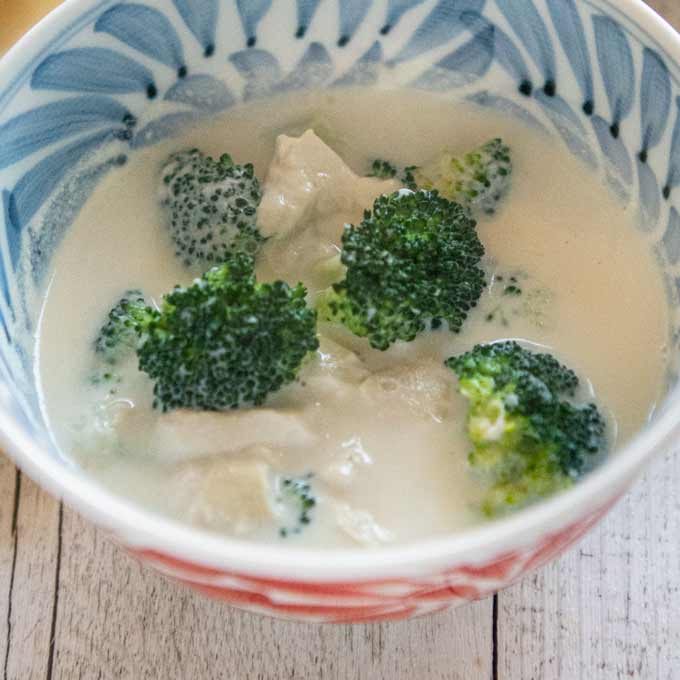 Broccoli and Soy milk Soup