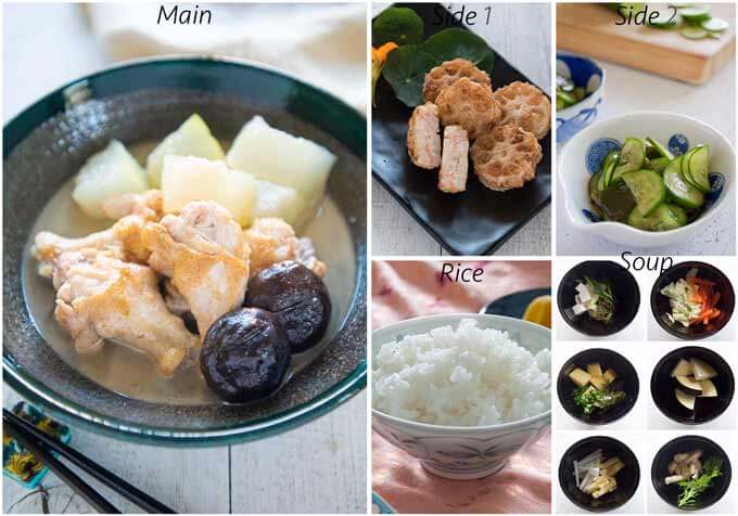 Meal idea with Simmered Winter Melon with Drumettes.