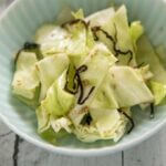 Hero shot of Cabbage Salad tossed in Shio Konbu