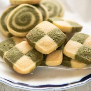 Hero shot of Matcha Cookies.