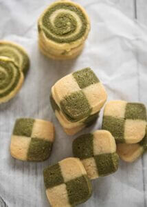 Hero shot of Matcha Cookies.