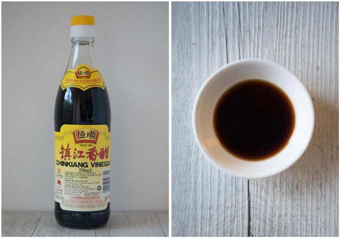 Sample photo of Chinese black vinegar.