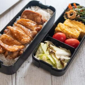 Hero shot of Teriyaki Chicken Bento.