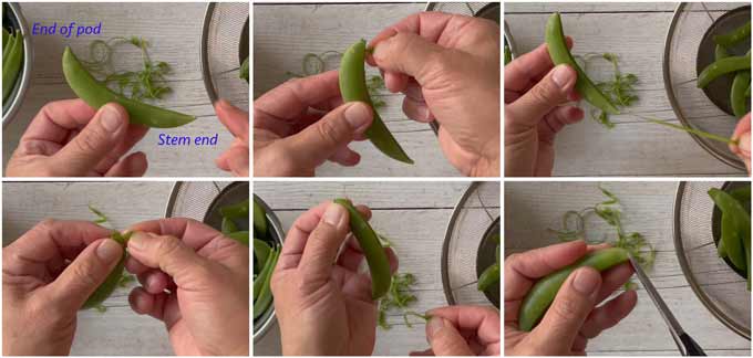 Showing how to remove strings from the both sides of a pod.