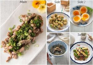 Meal idea with Karaage Okra.