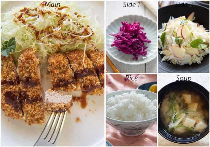 Meal idea with Oven Baked Tonkatsu.