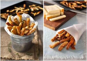 Nagi's recipe photos utilising removed crust bits.