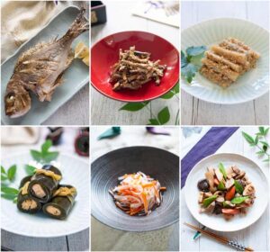 Making Osechi using the dishes from my recipe collections.