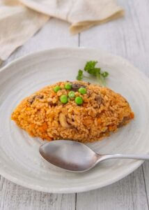 Hero shot of Japanese Chicken Rice.