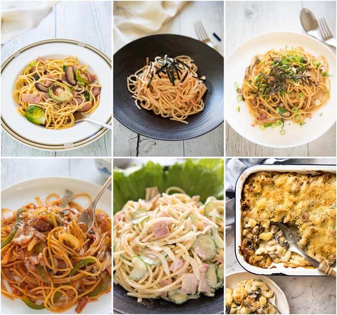 List of wafū pasta that I psoted.