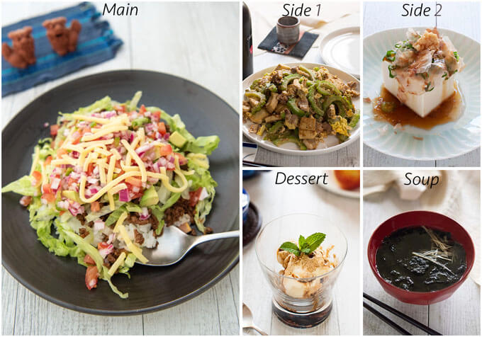 Meal Idea with Okinawan Taco Rice.