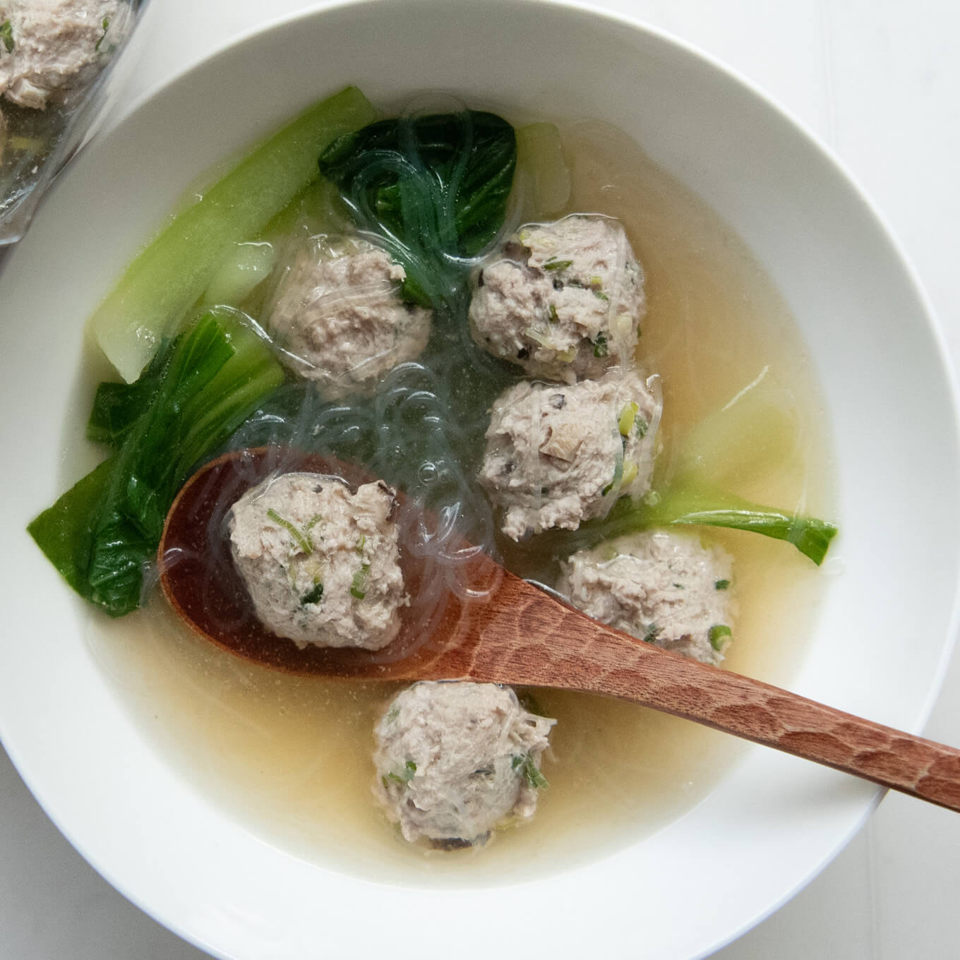 Pork Meatball and Vermicelli Soup-image