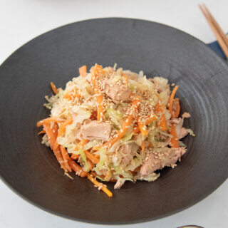 Hero shot of Tuna Cabbage Salad.