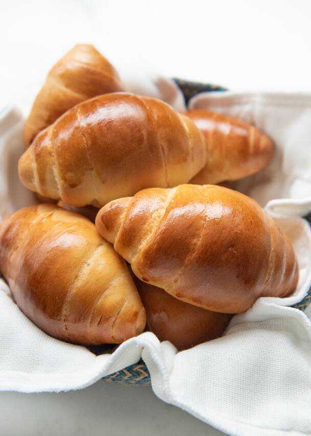 Hero shot of Japanese Butter Rolls.